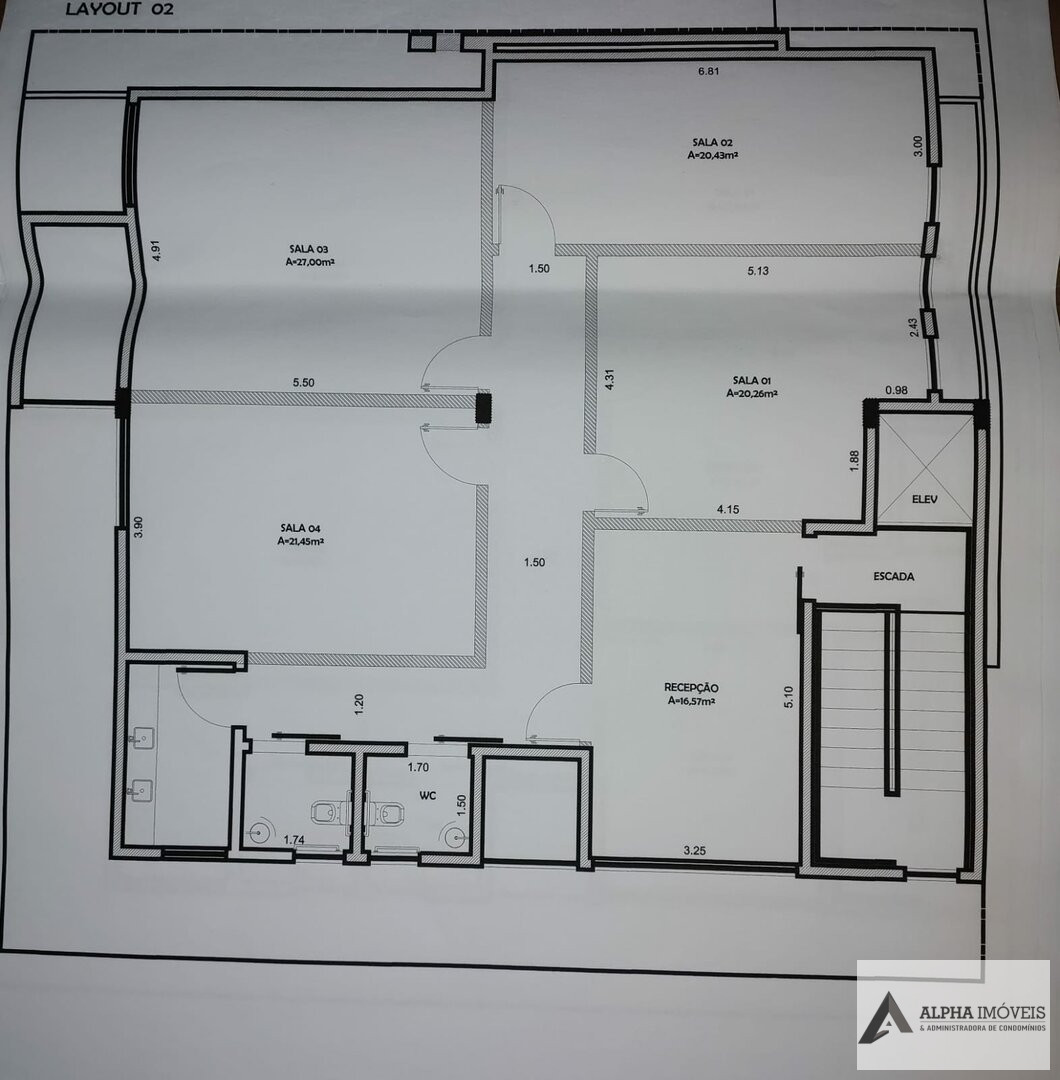 Locação Sala comercial